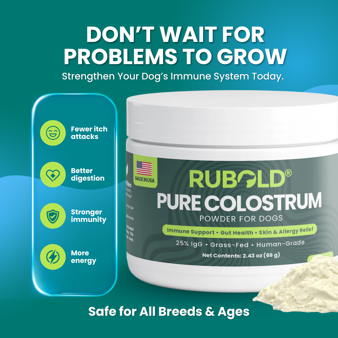 RUBOLD Pure Colostrum Powder for Dogs - RUBOLD