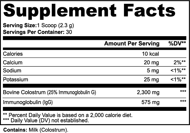 RUBOLD Pure Colostrum Powder for Dogs